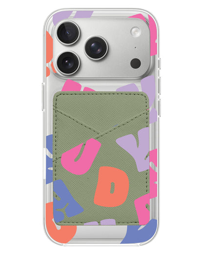 iPhone Phone Wallet Case - Chubby Monogram