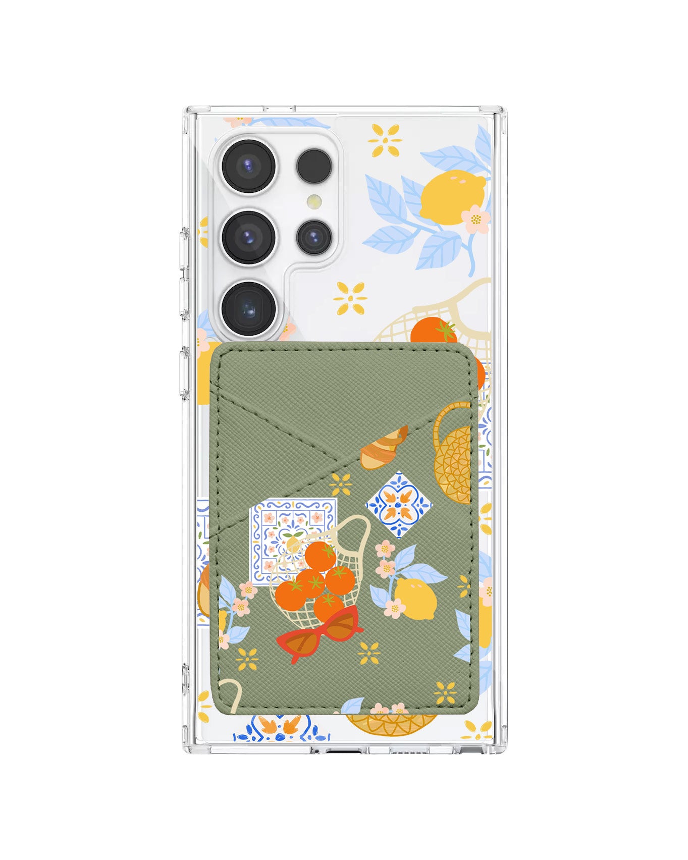 Android Phone Wallet Case - Santorini