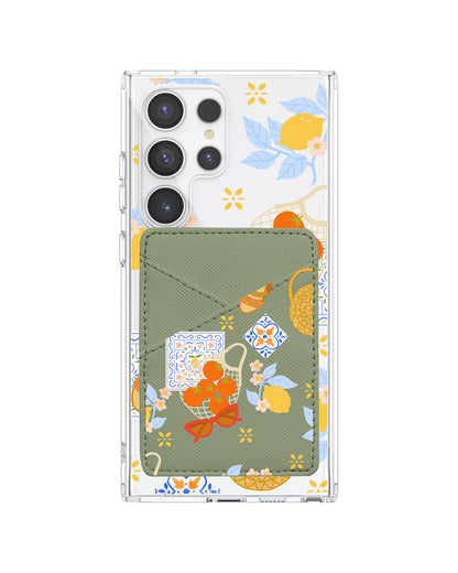 Android Phone Wallet Case - Santorini
