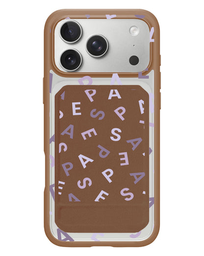 iPhone Magnetic Multifold Wallet - Aespa Monogram