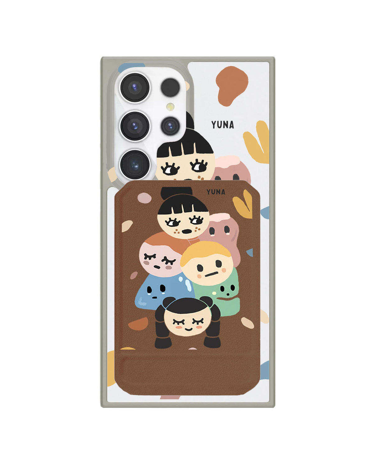 Android Magnetic Multifold Wallet - Doodle 1.0