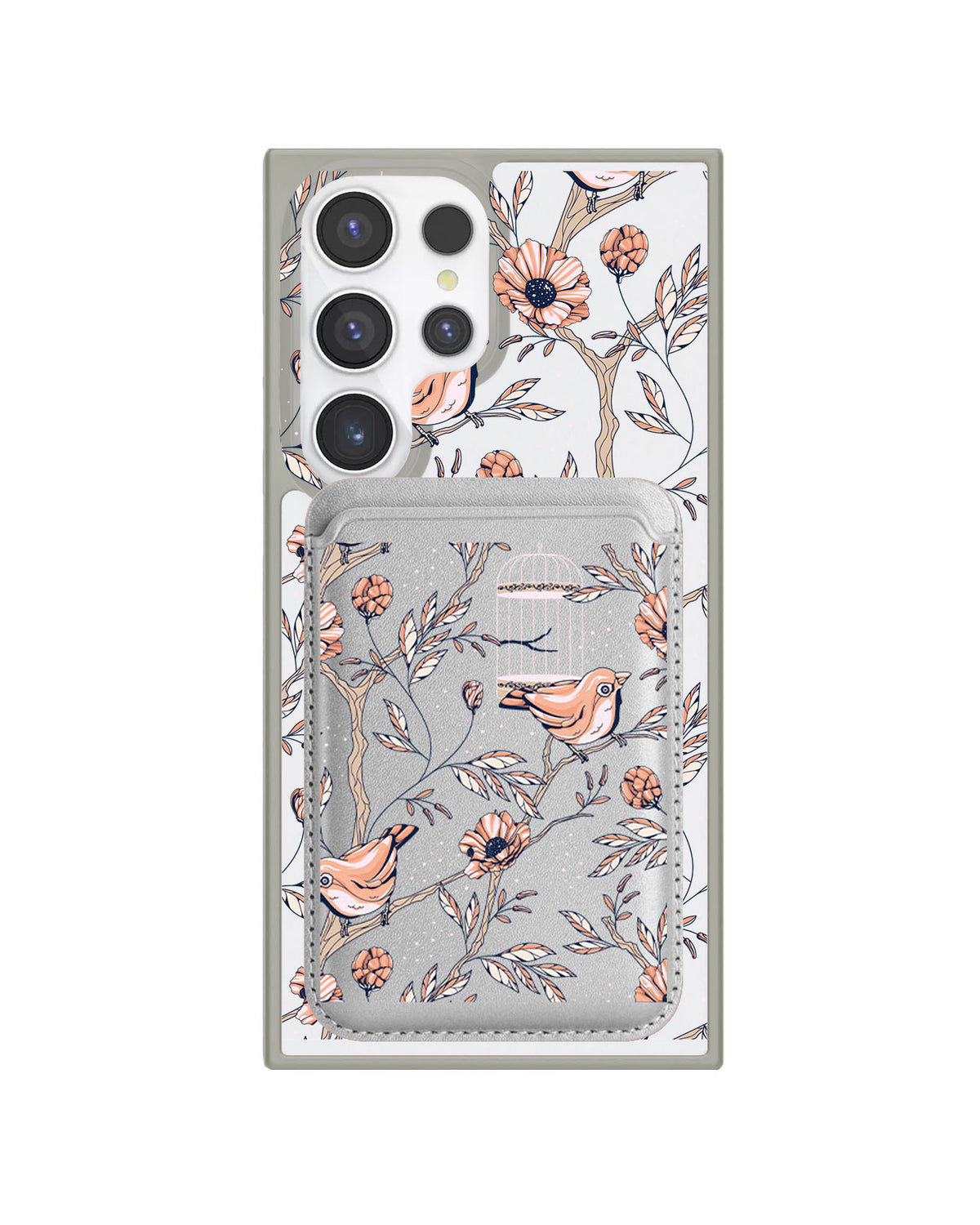 Android Magnetic Wallet Case - Lovebird 13.0