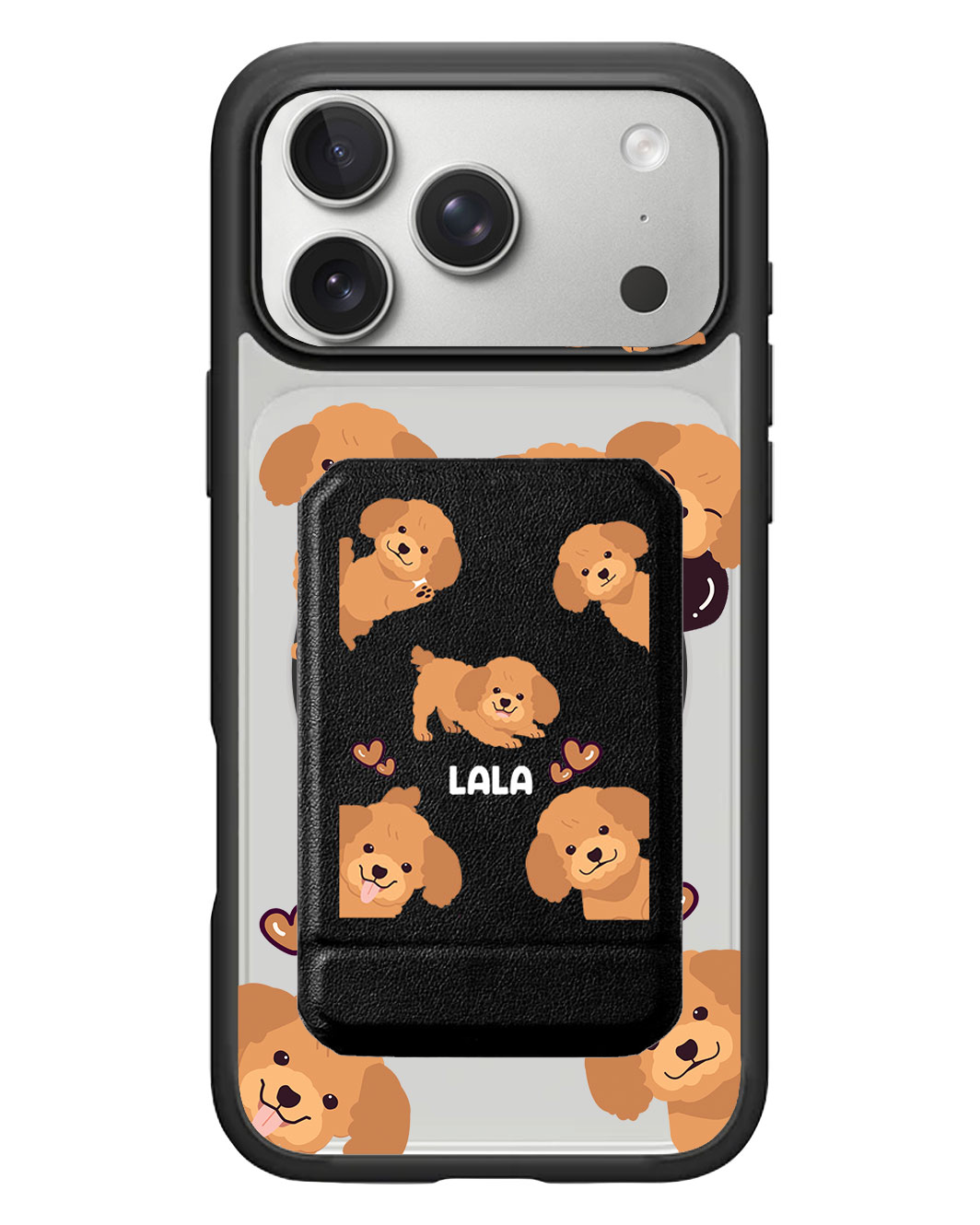 iPhone Magnetic Multifold Wallet - Poodle Squad 1.0