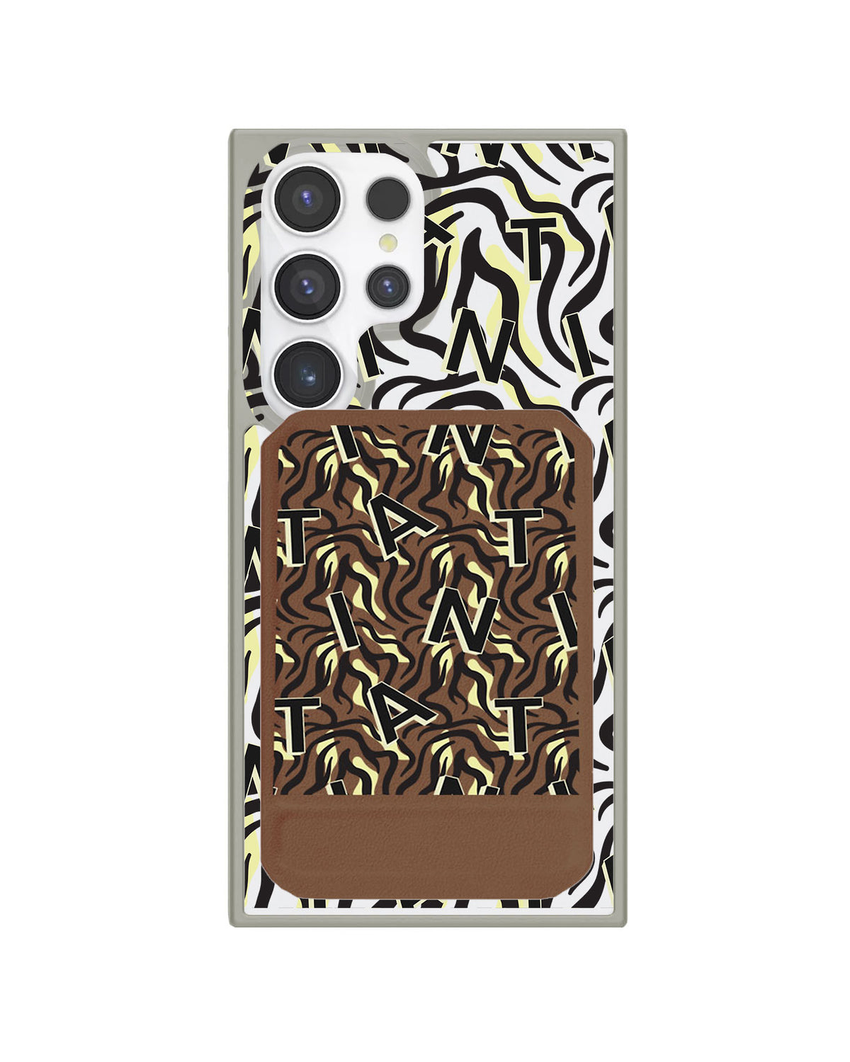 Android Magnetic Multifold Wallet - Tiger Monogram 3.0