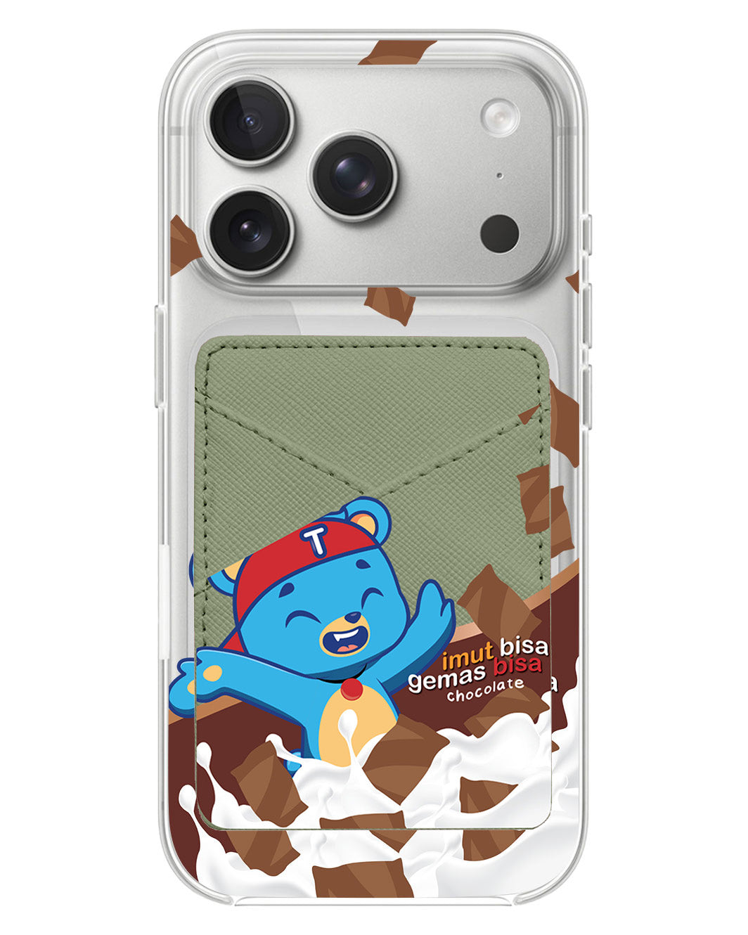 iPhone Phone Wallet Case - Tedy