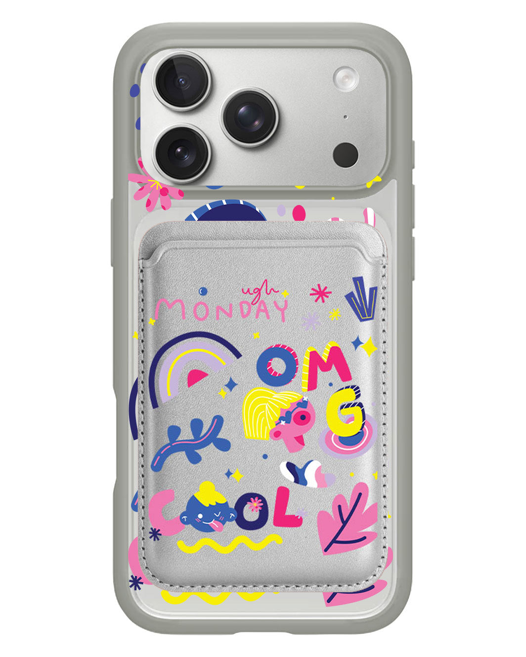 iPhone Magnetic Wallet Case - Monday, My Day