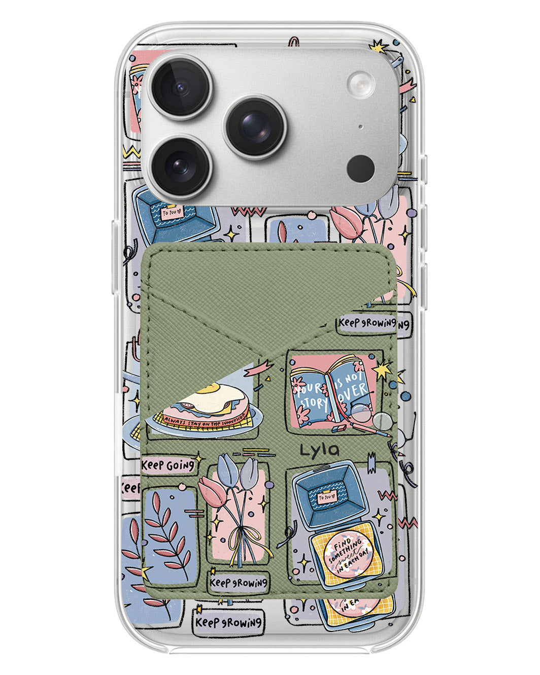 iPhone Phone Wallet Case - Grow (Sunnysidearteu)