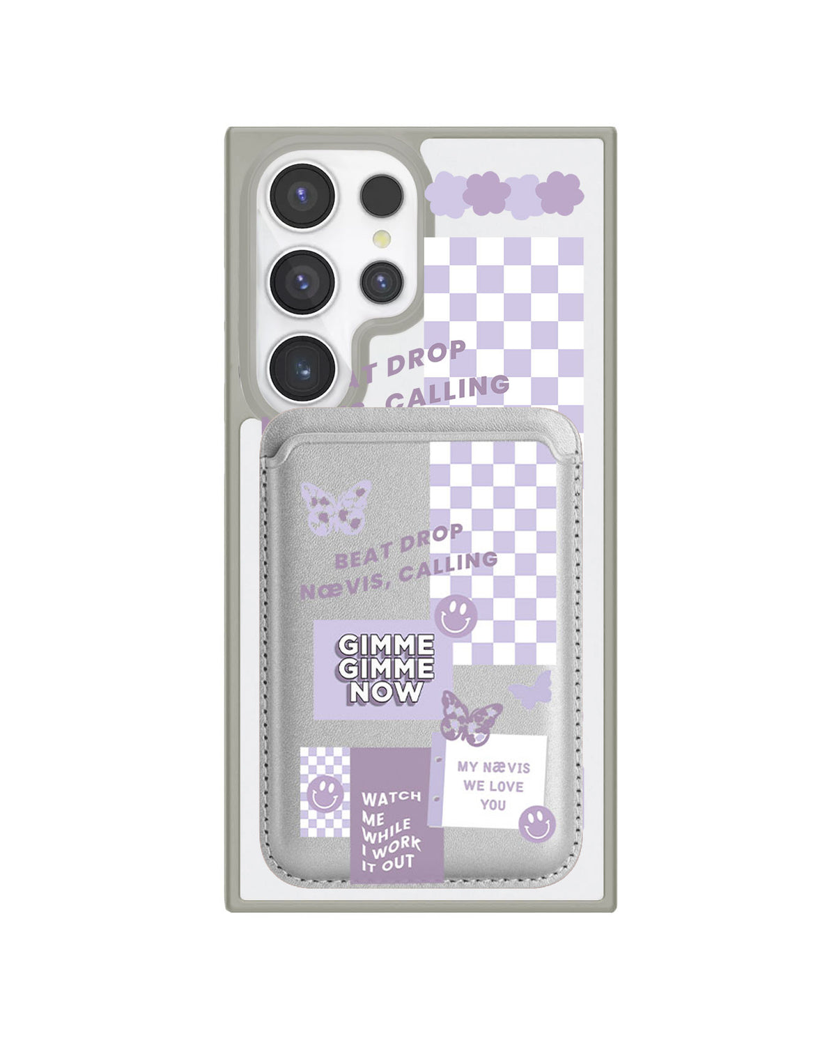 Android Magnetic Wallet Case - Aespa Sticker Pack