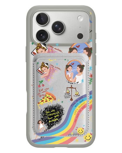 iPhone Magnetic Wallet Case - Self Love 2.0