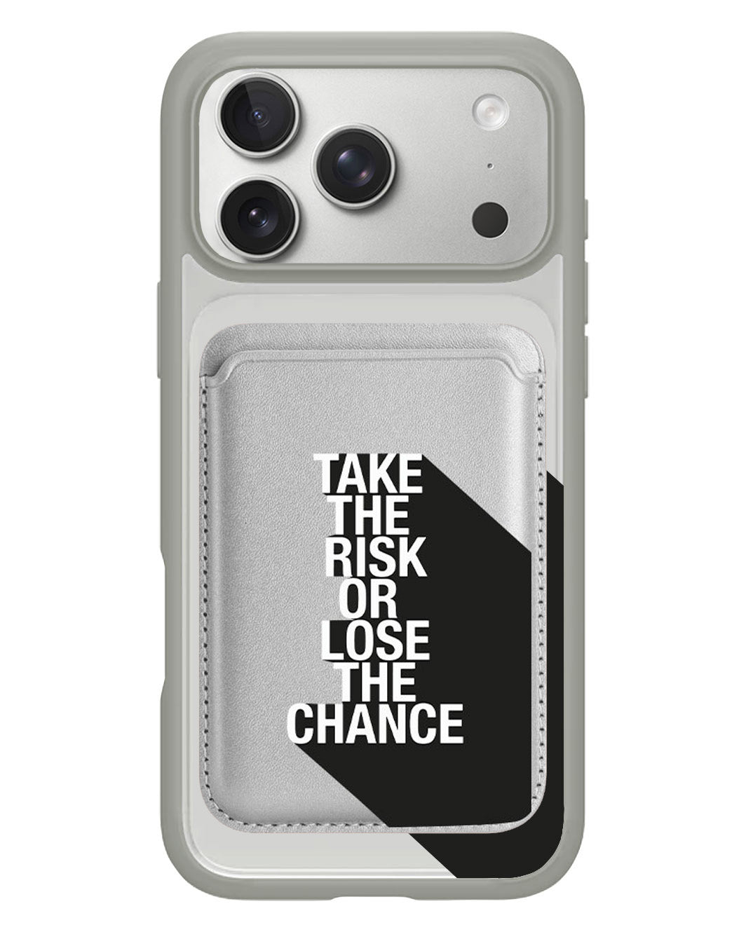 iPhone Magnetic Wallet Case - Take the Risk