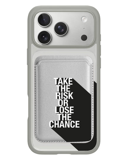 iPhone Magnetic Wallet Case - Take the Risk