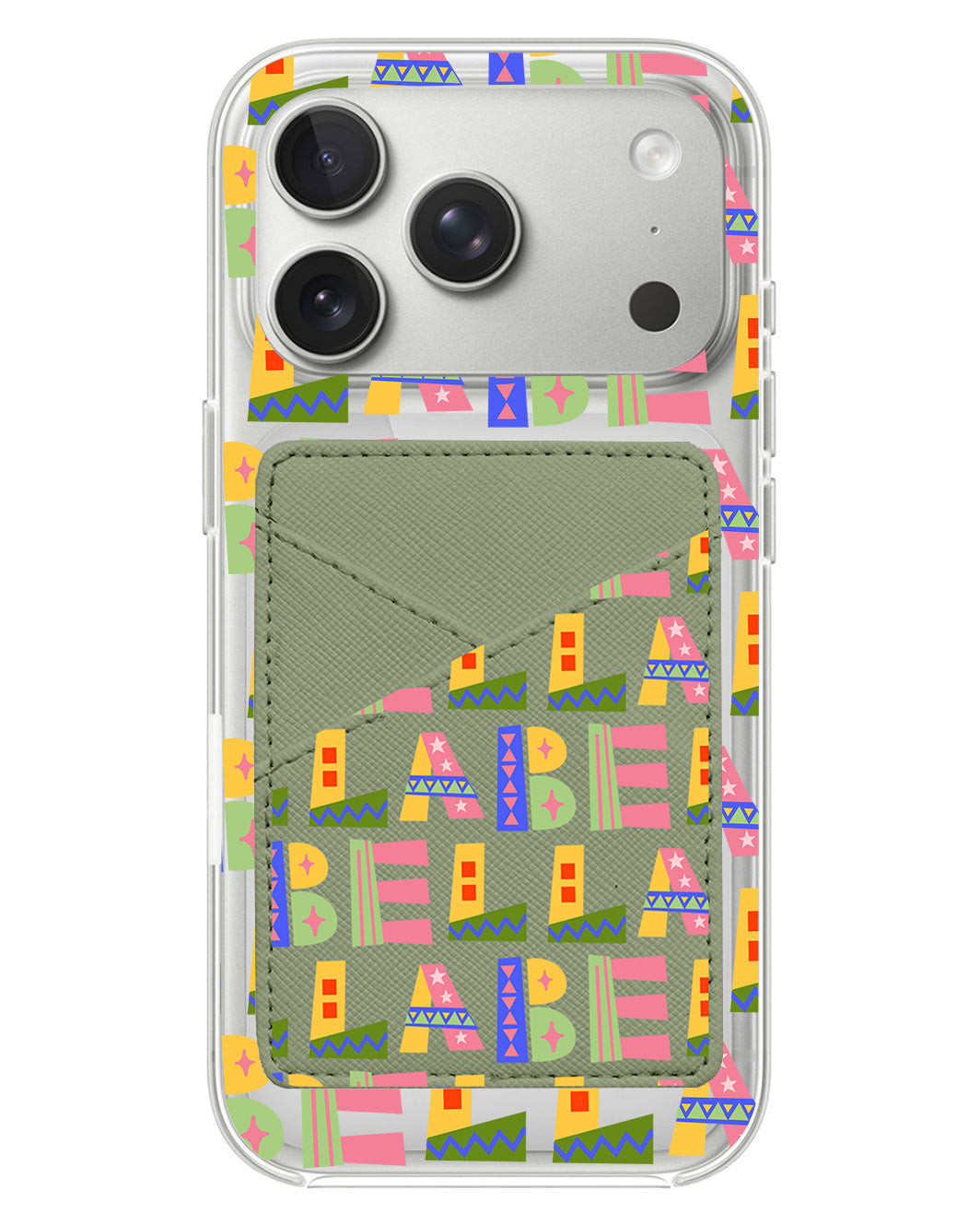 iPhone Phone Wallet Case - Playful Monogram 5.0