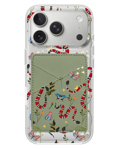 iPhone Phone Wallet Case - Serpente