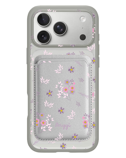 iPhone Magnetic Wallet Case - Cherry Blossom