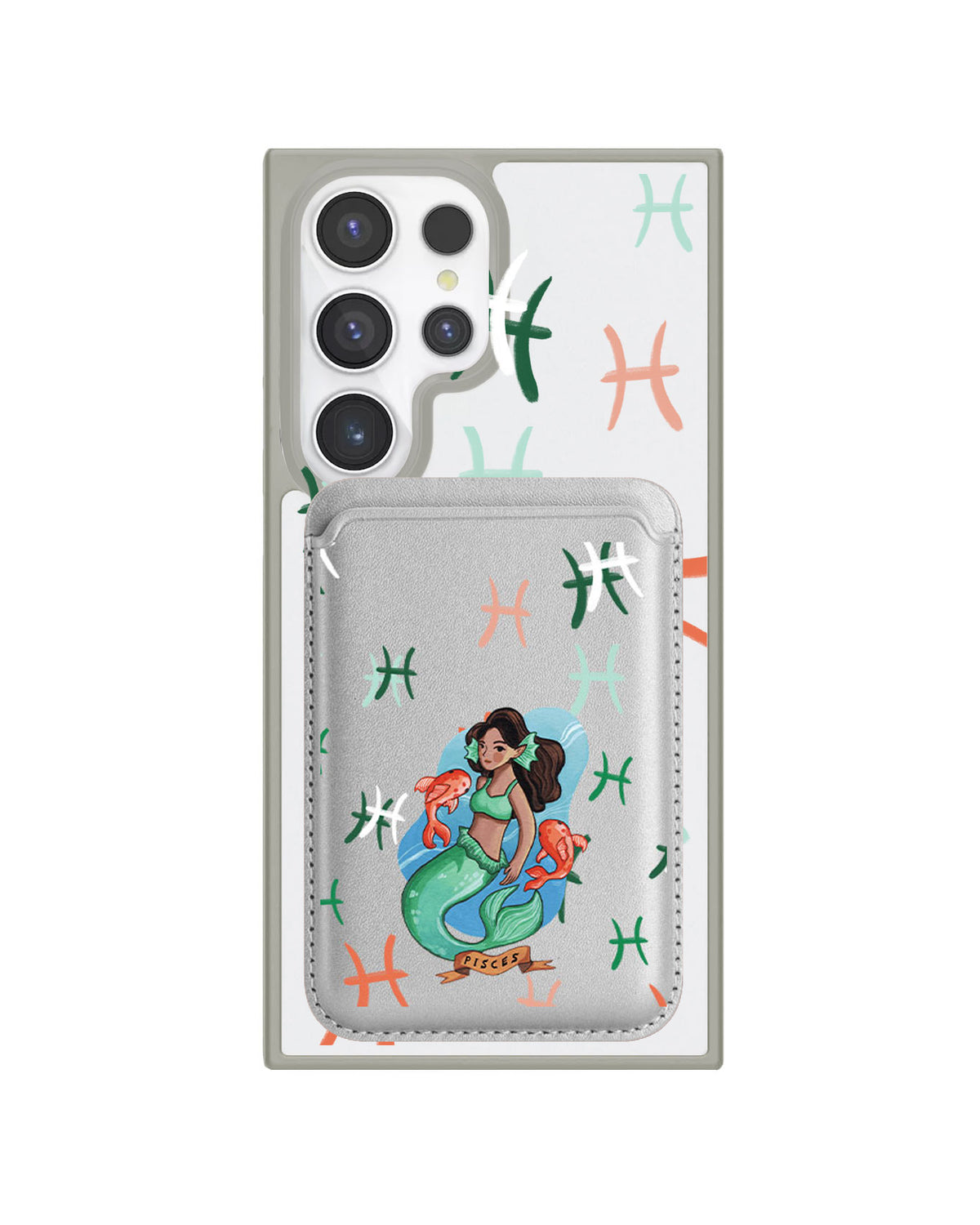 Android Magnetic Wallet Case - Pisces