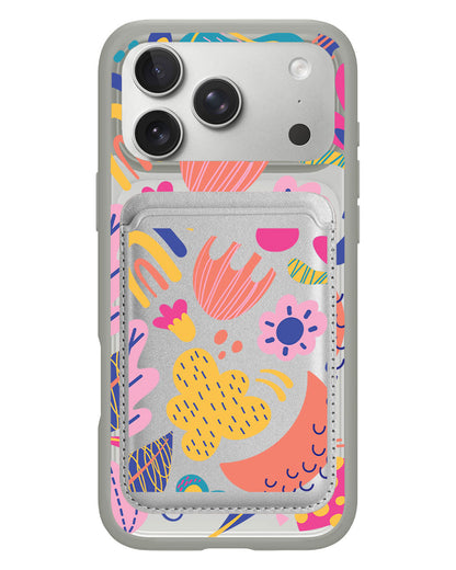 iPhone Magnetic Wallet Case - Florals