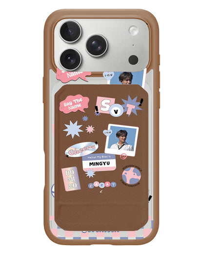 iPhone Magnetic Multifold Wallet - Seventeen World