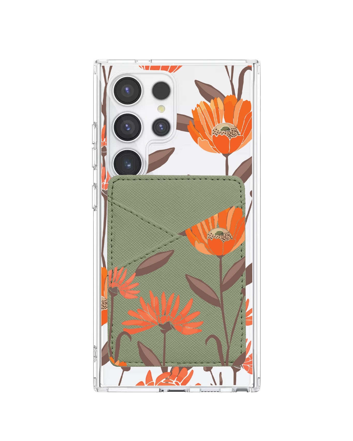 Android Phone Wallet Case - November Marigold
