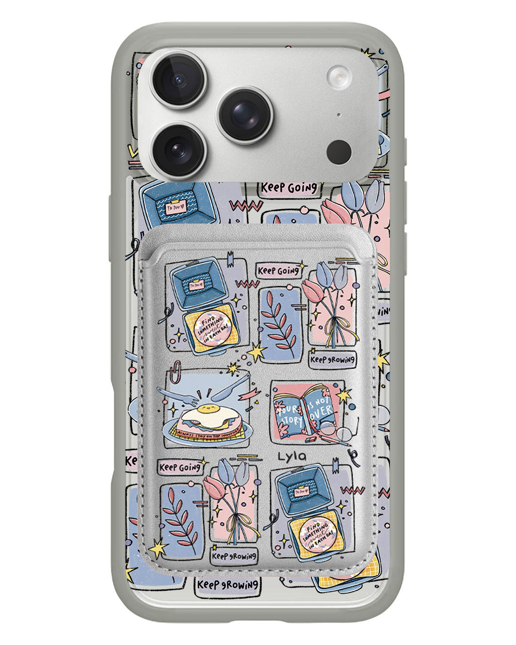 iPhone Magnetic Wallet Case - Grow (Sunnysidearteu)