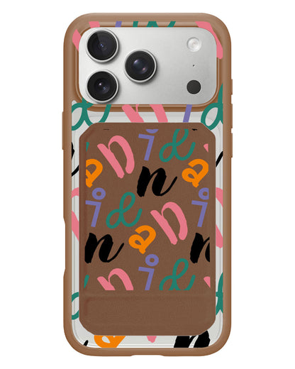iPhone Magnetic Multifold Wallet - Playful Monogram 3.0