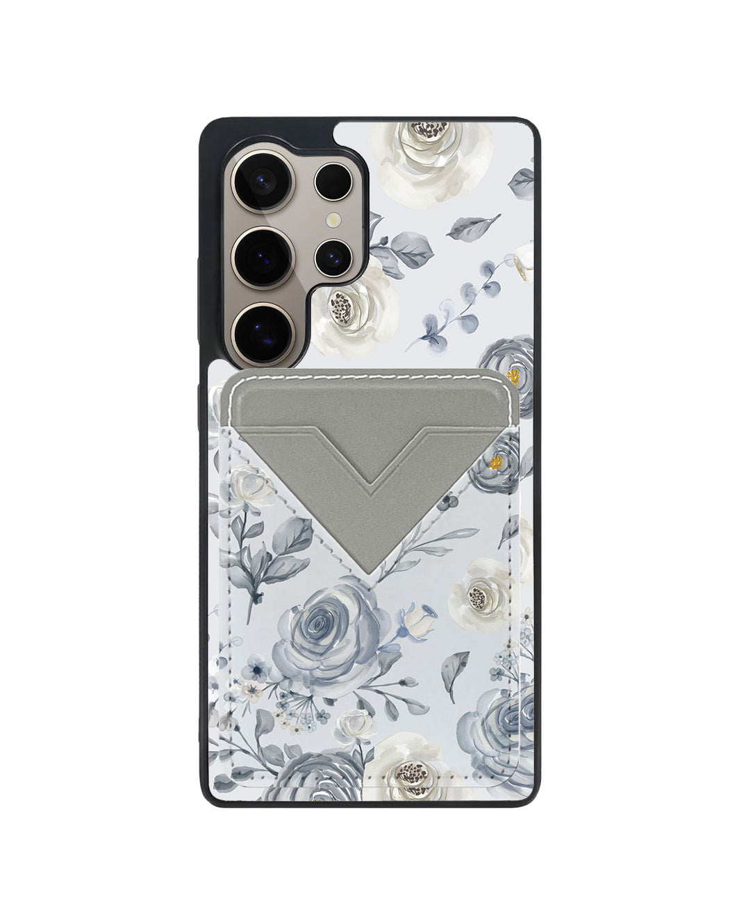 Android Avant Wallet Case - Blue Rose