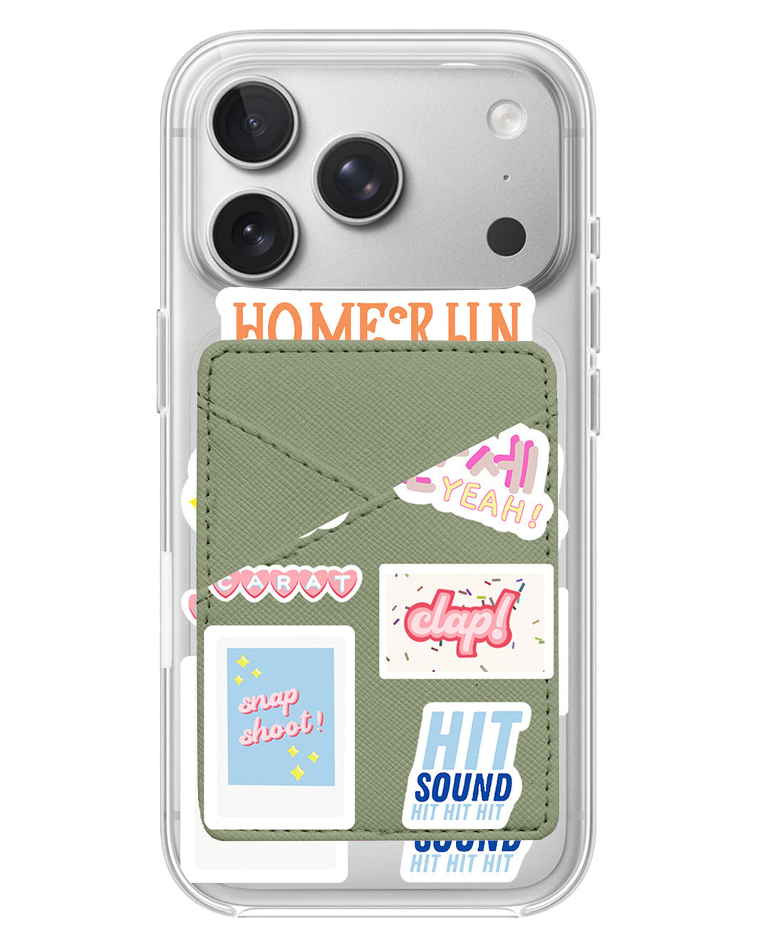 iPhone Phone Wallet Case - Seventeen Sticker Pack