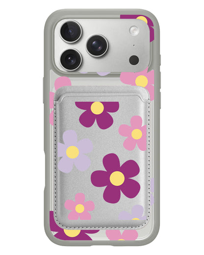 iPhone Magnetic Wallet Case - Daisy Paradise