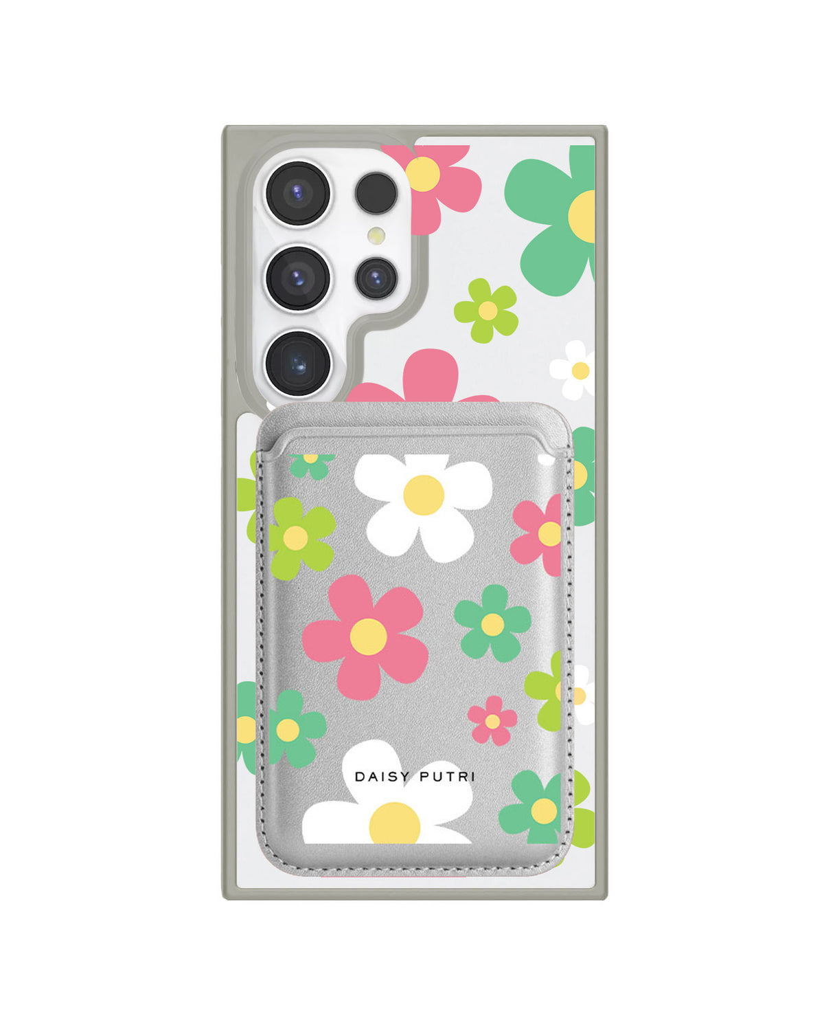 Android Magnetic Wallet Case - Daisy Wild