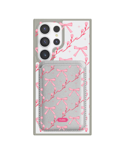 Android Magnetic Wallet Case - Coquette Floral