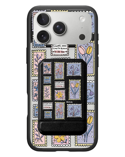 iPhone Magnetic Multifold Wallet - Time To Bloom