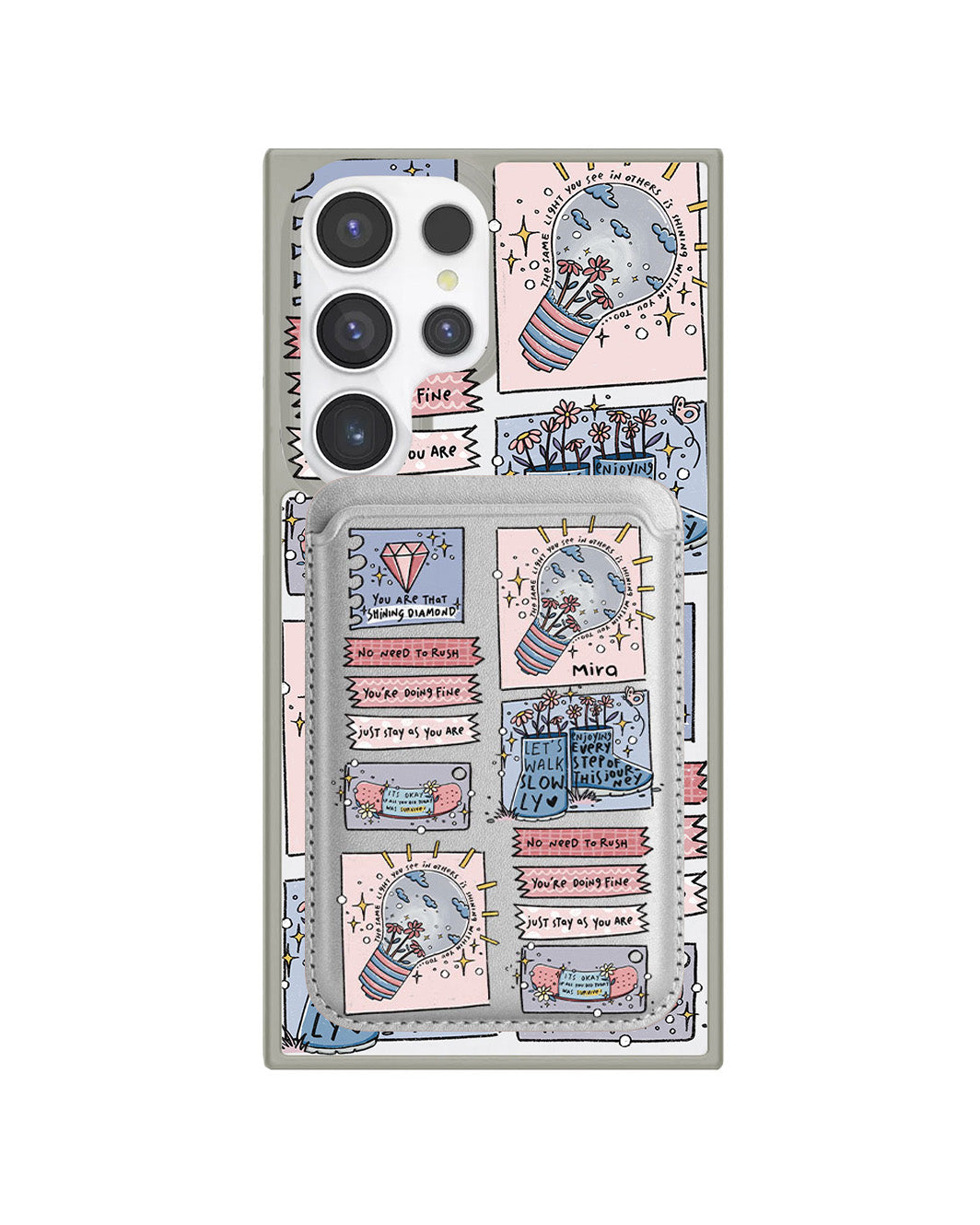 Android Magnetic Wallet Case - Shine