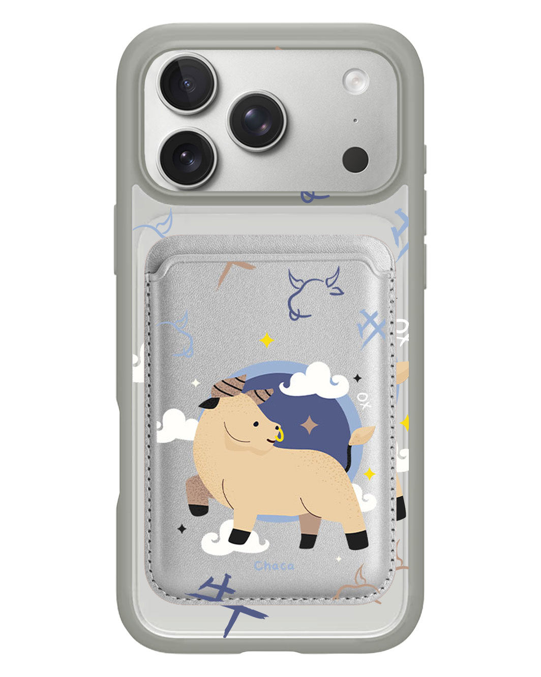 iPhone Magnetic Wallet Case - Ox (Chinese Zodiac / Shio)