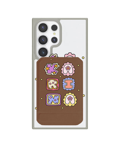 Android Magnetic Multifold Wallet - Adorable Monogram 2.0