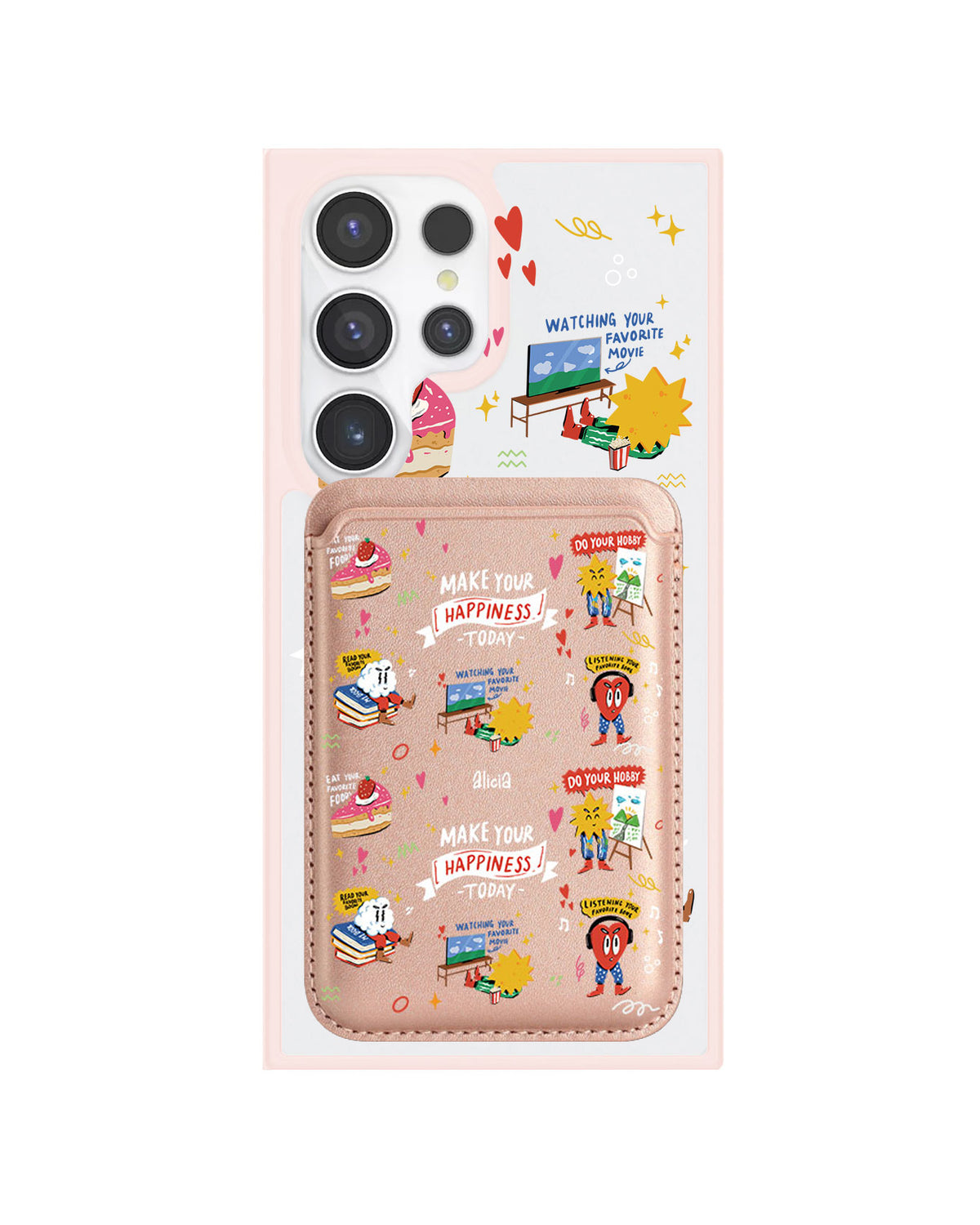Android Magnetic Wallet Case - Selfless Love 1