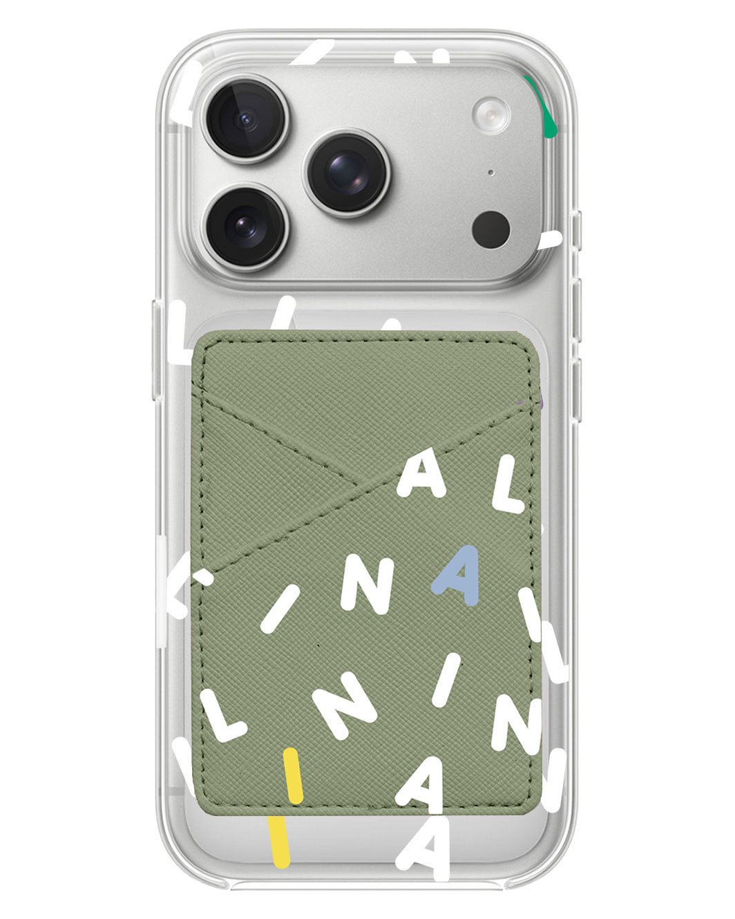 iPhone Phone Wallet Case - Monogram 2.0 Putih
