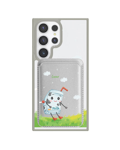 Android Magnetic Wallet Case - Milk To My Cookies (Couple Case)