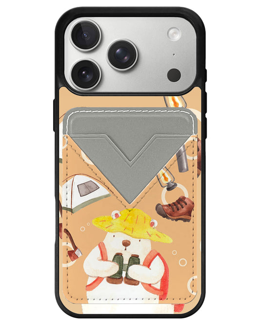 iPhone Avant Wallet Case - Advanture Of Bear