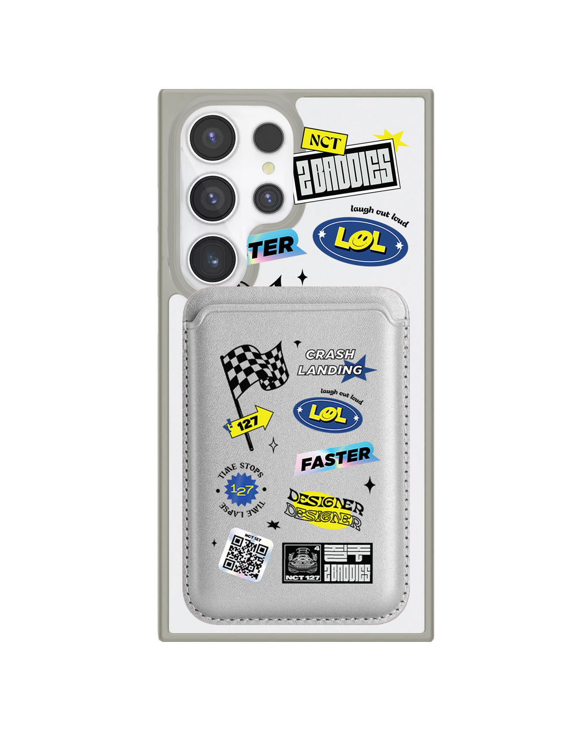Android Magnetic Wallet Case - NCT127 Sticker Pack