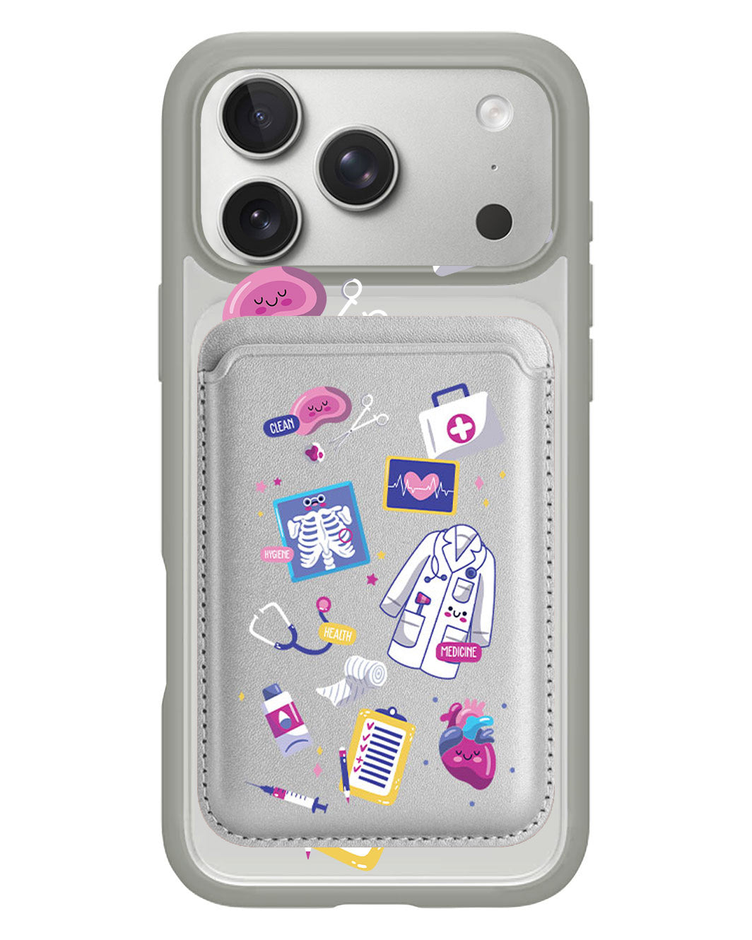 iPhone Magnetic Wallet Case - Doctor