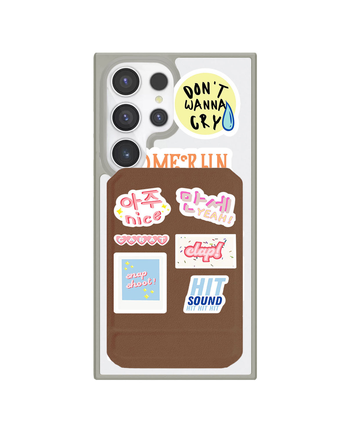 Android Magnetic Multifold Wallet - Seventeen Sticker Pack