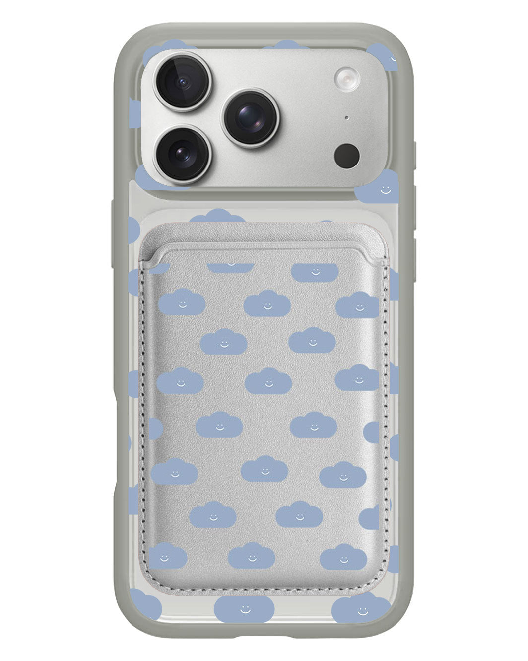 iPhone Magnetic Wallet Case - Dark Cloud