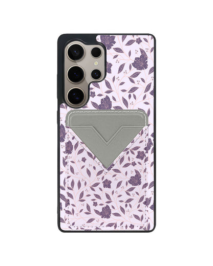 Android Avant Wallet Case - Sketchy Flower 4.0