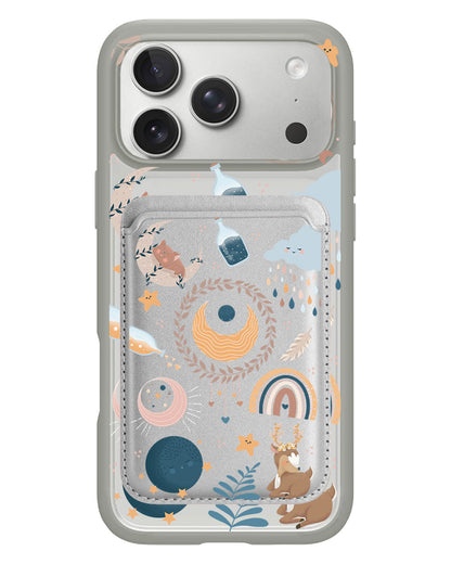 iPhone Magnetic Wallet Case - Boho