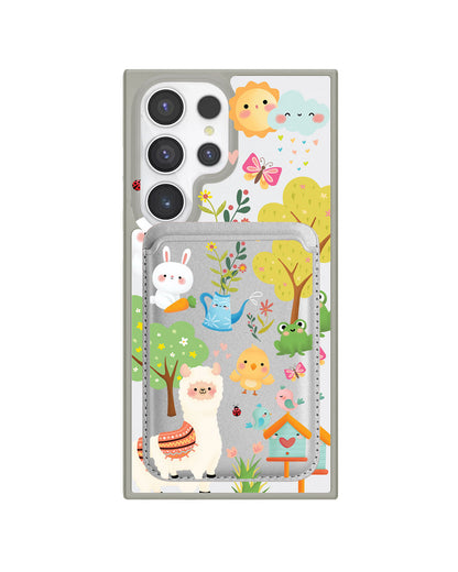 Android Magnetic Wallet Case - Spring
