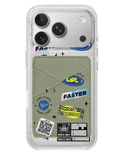 iPhone Phone Wallet Case - NCT 127 Sticker Pack