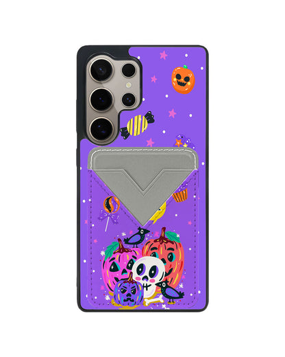 Android Avant Wallet Case - Pumpkins Monster