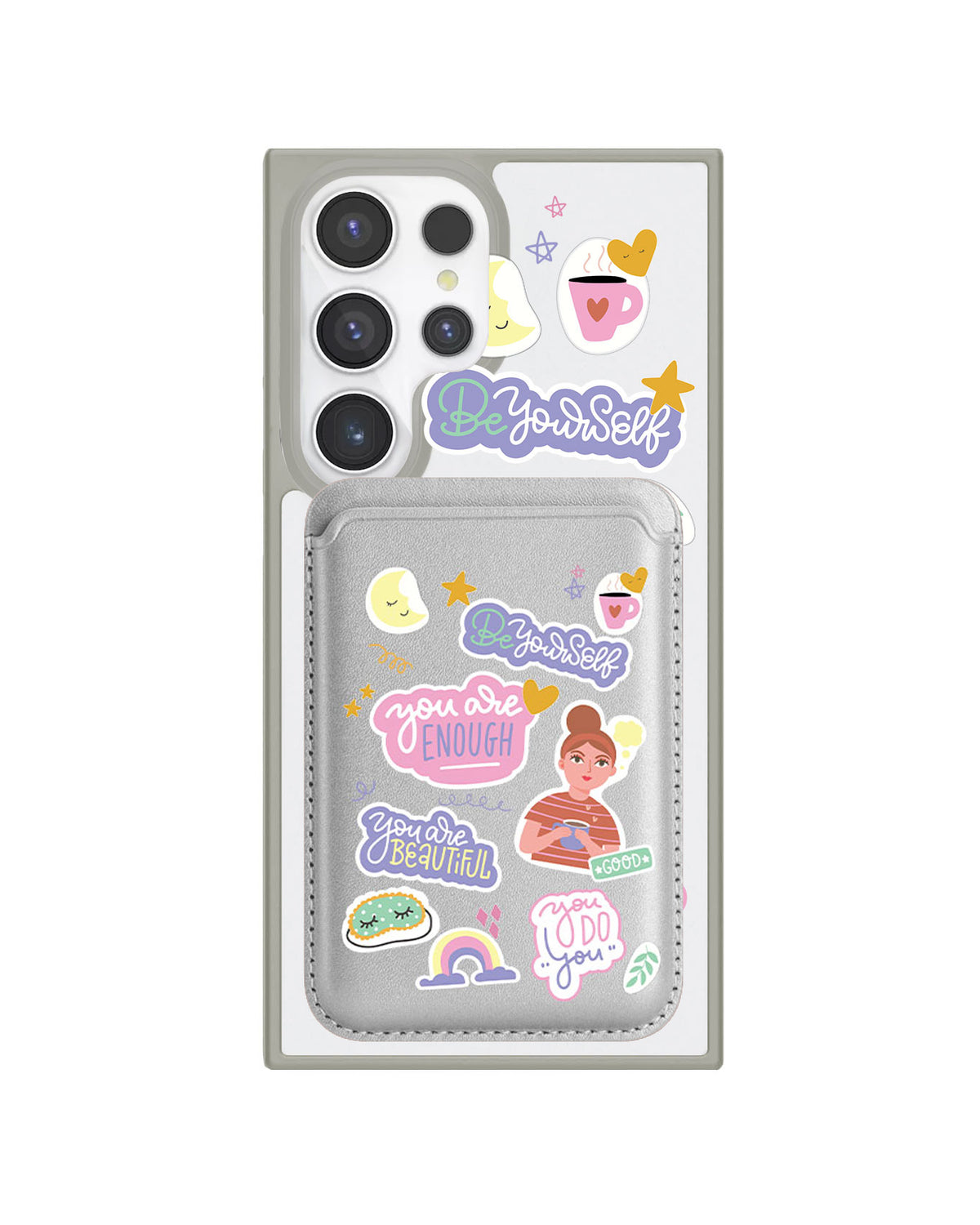 Android Magnetic Wallet Case - Be Yourself