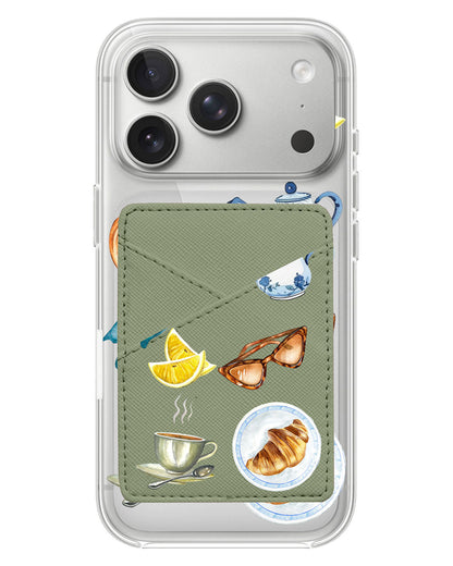 iPhone Phone Wallet Case - Afternoon Tea