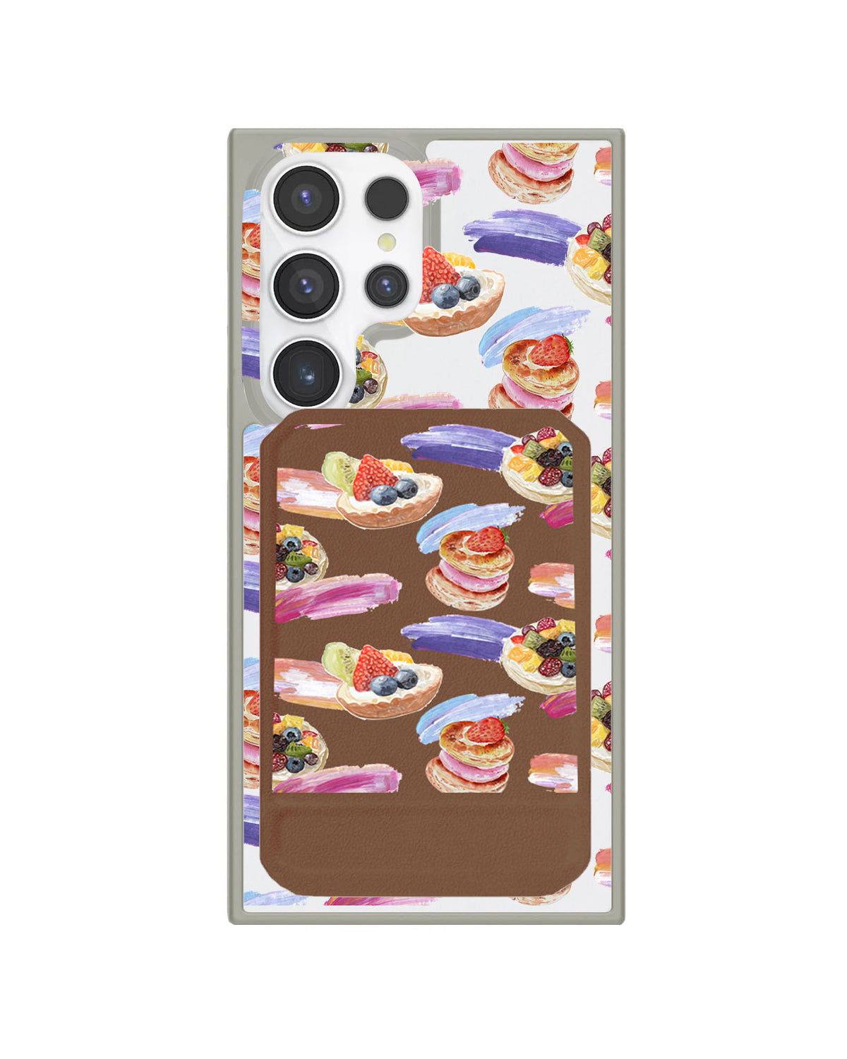 Android Magnetic Multifold Wallet - Fruit Pie