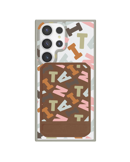 Android Magnetic Multifold Wallet - Scattered Monogram 4.0